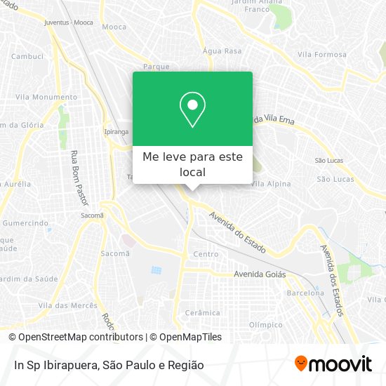 In Sp Ibirapuera mapa
