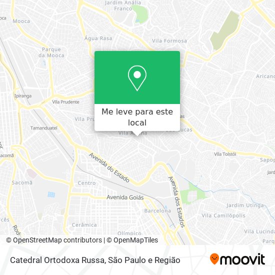 Catedral Ortodoxa Russa mapa