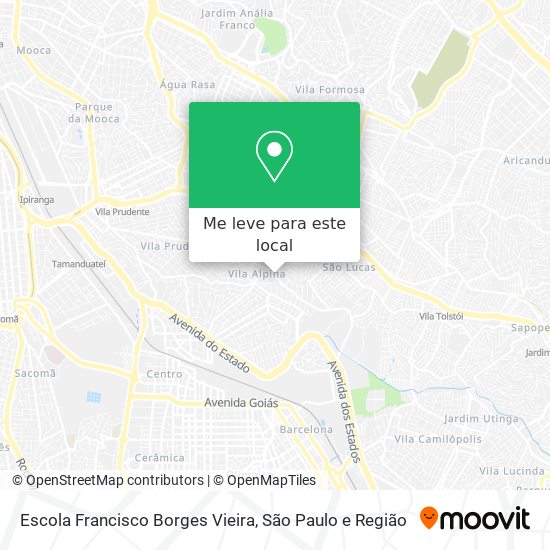 Escola Francisco Borges Vieira mapa