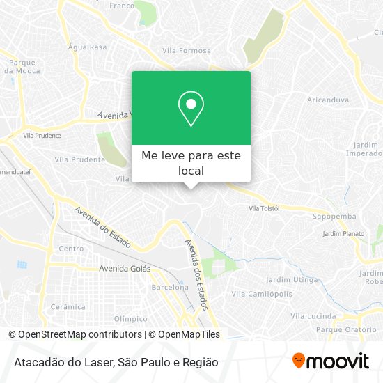 Atacadão do Laser mapa