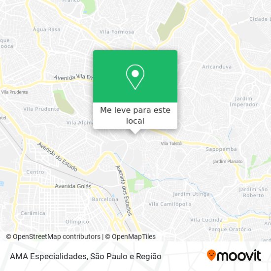 AMA Especialidades mapa
