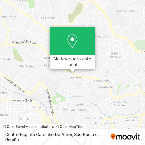 Centro Espirita Caminho Do Amor mapa