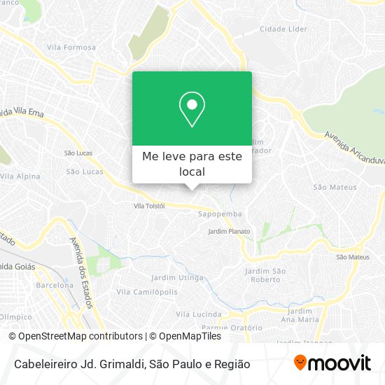 Cabeleireiro Jd. Grimaldi mapa