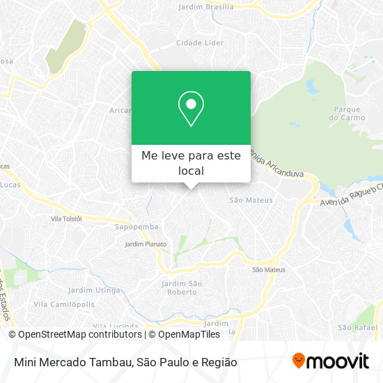 Mini Mercado Tambau mapa