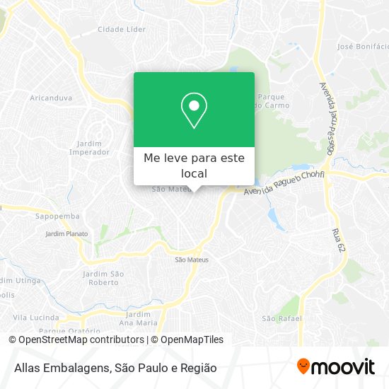 Allas Embalagens mapa