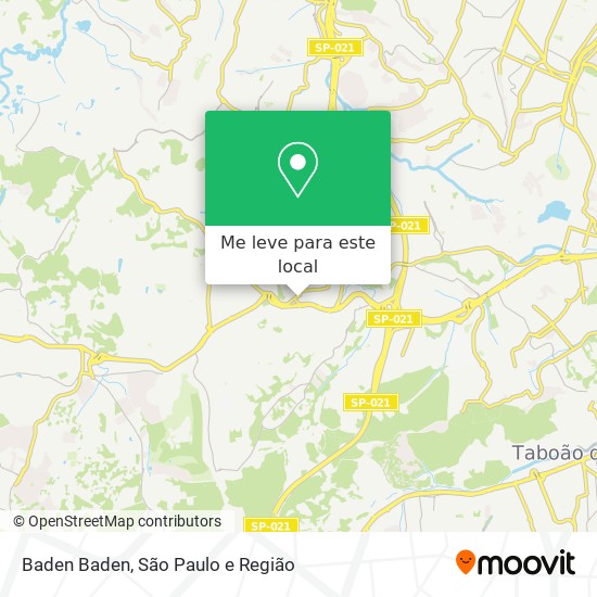 Baden Baden mapa