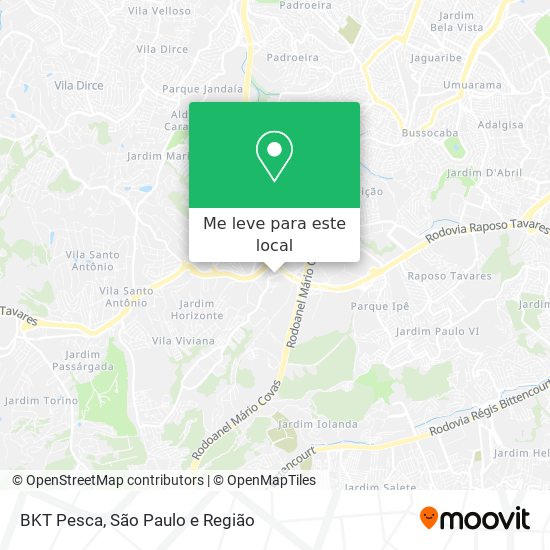 BKT Pesca mapa
