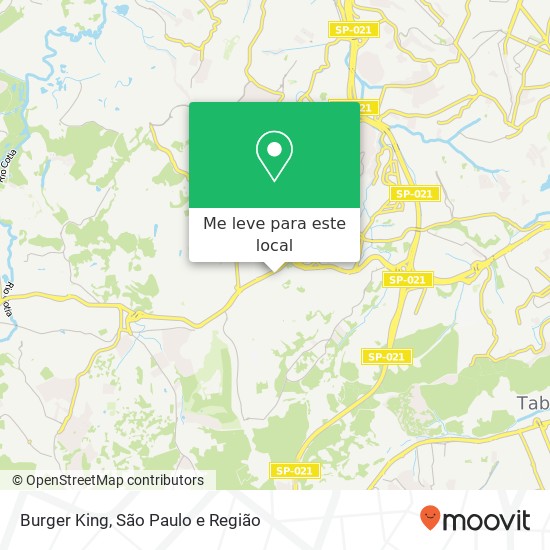 Burger King mapa