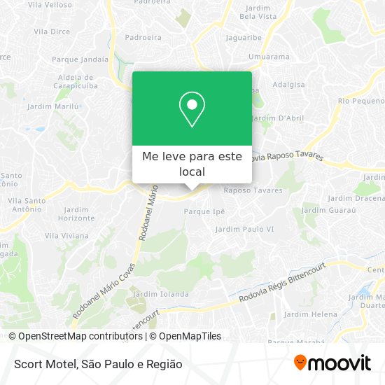 Scort Motel mapa