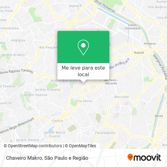 Chaveiro Makro mapa