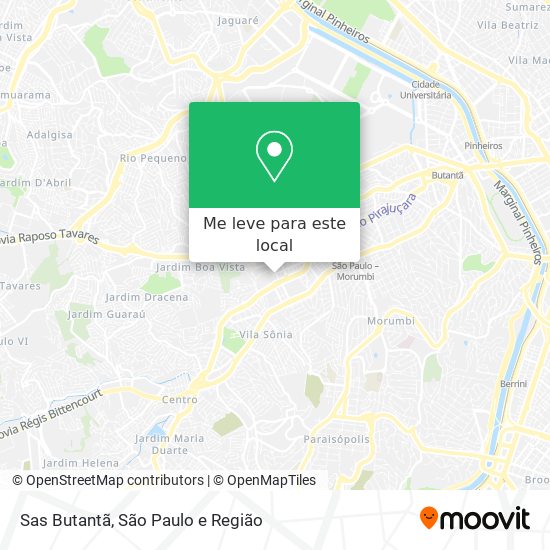 Sas Butantã mapa