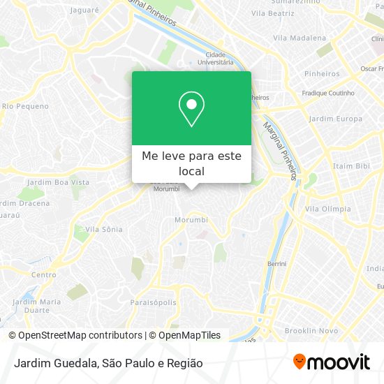 Jardim Guedala mapa