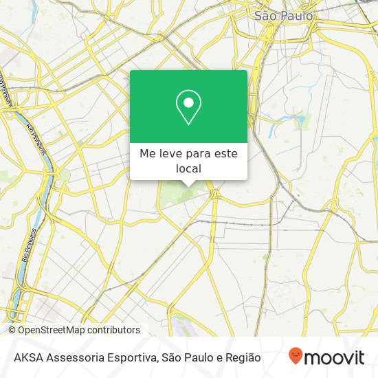 AKSA Assessoria Esportiva mapa