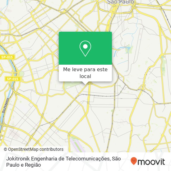 Jokitronik Engenharia de Telecomunicações mapa