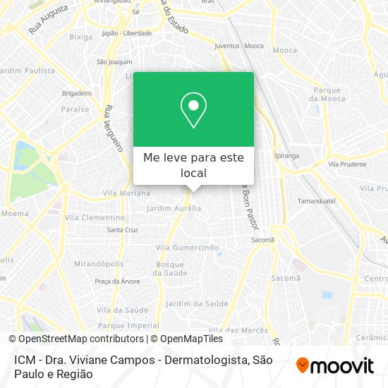 ICM - Dra. Viviane Campos - Dermatologista mapa