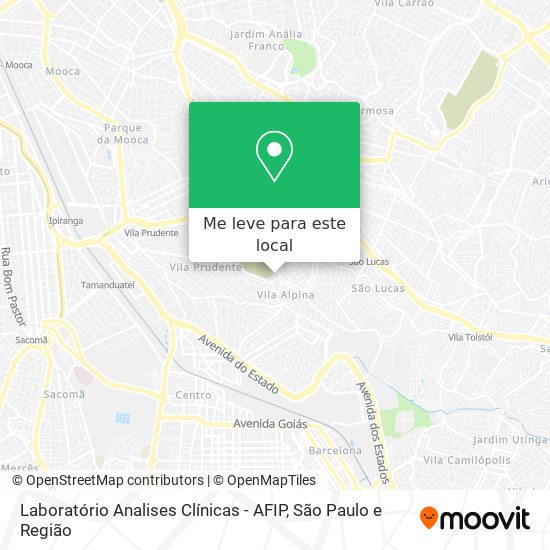 Laboratório Analises Clínicas - AFIP mapa