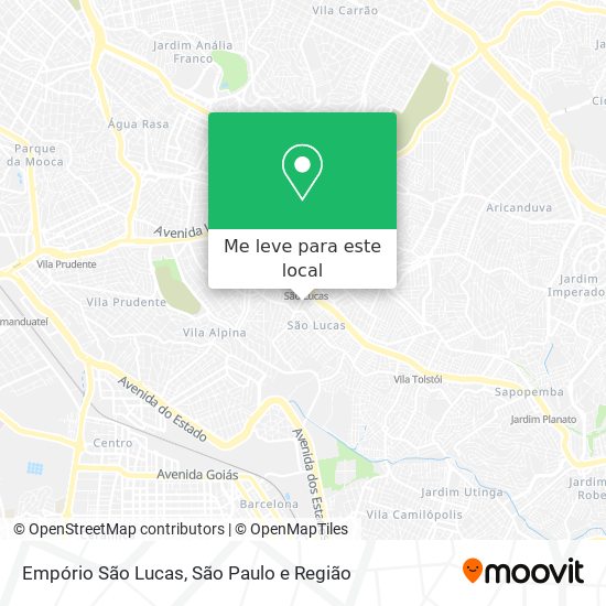 Empório São Lucas mapa