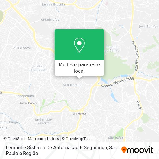 Lemanti - Sistema De Automação E Segurança mapa