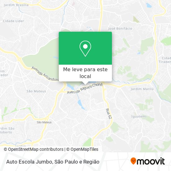 Auto Escola Jumbo mapa