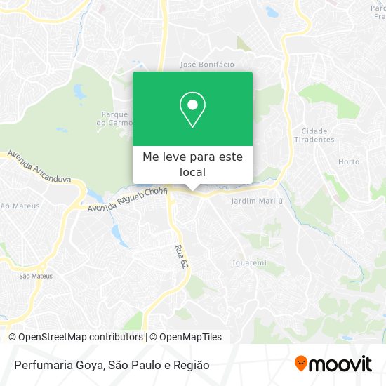 Perfumaria Goya mapa