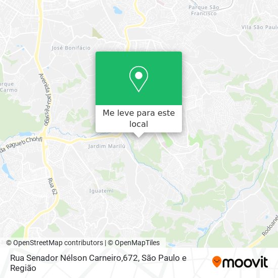 Rua Senador Nélson Carneiro,672 mapa