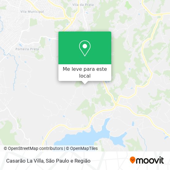 Casarão La Villa mapa