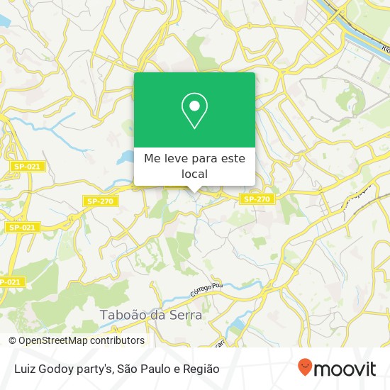 Luiz Godoy party's mapa