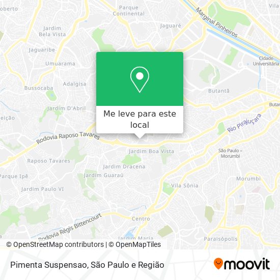 Pimenta Suspensao mapa