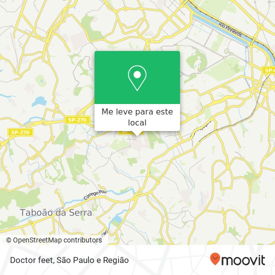 Doctor feet mapa