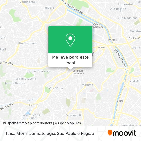 Taisa Moris Dermatologia mapa