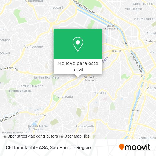 CEI lar infantil - ASA mapa