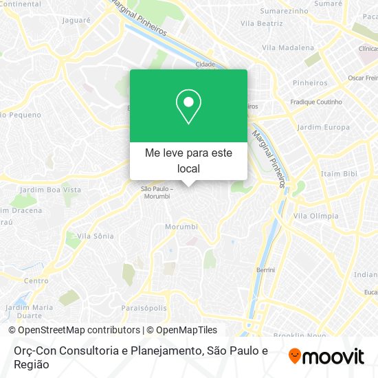 Orç-Con Consultoria e Planejamento mapa