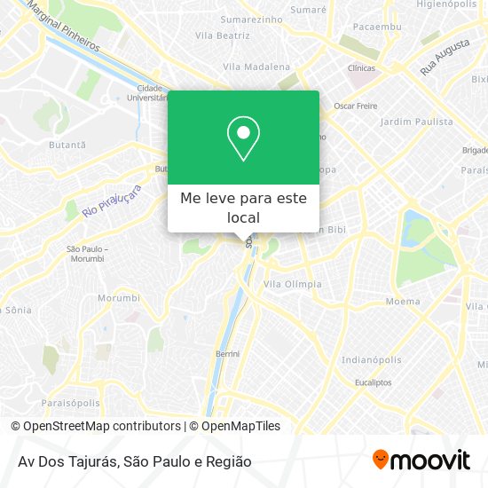 Av Dos Tajurás mapa