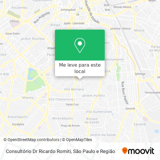 Consultório Dr Ricardo Romiti mapa