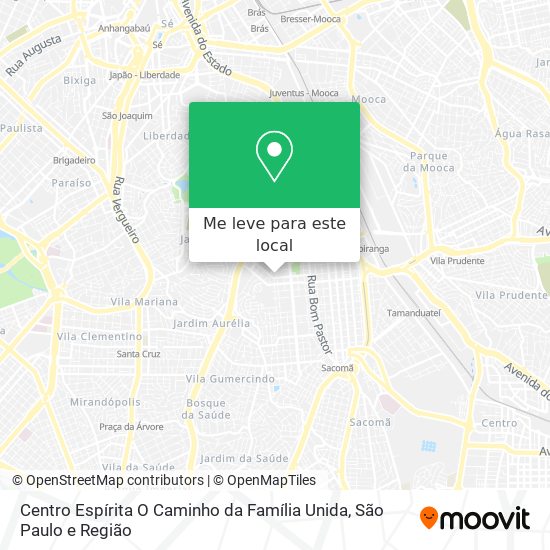 Centro Espírita O Caminho da Família Unida mapa