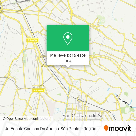 Jd Escola Casinha Da Abelha mapa