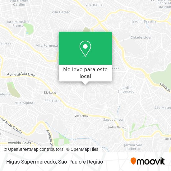 Higas Supermercado mapa