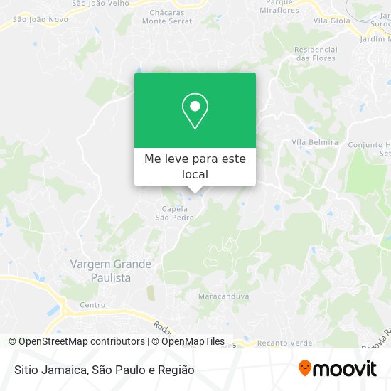 Sitio Jamaica mapa
