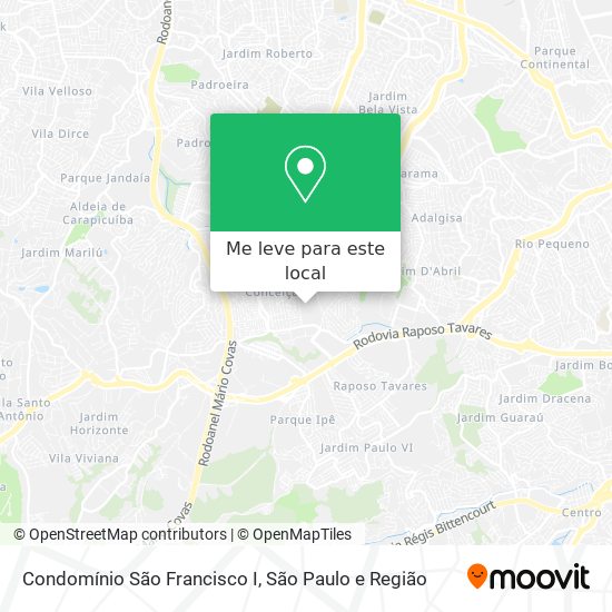 Condomínio São Francisco I mapa