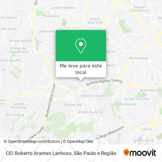 CEI Roberto Arantes Lanhoso mapa