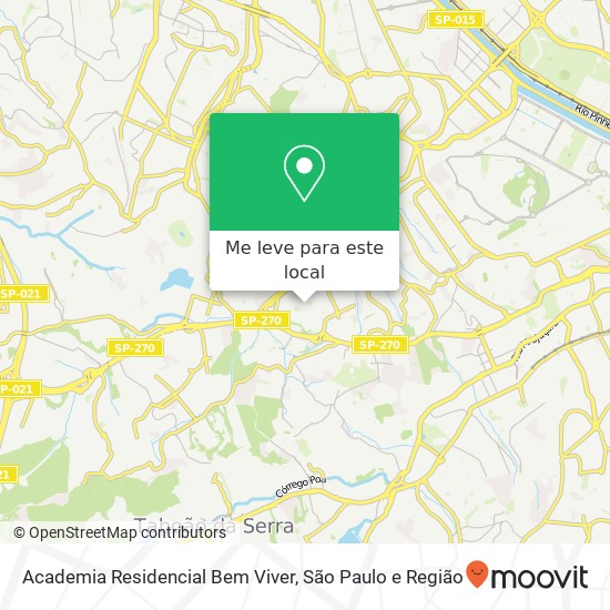 Academia Residencial Bem Viver mapa