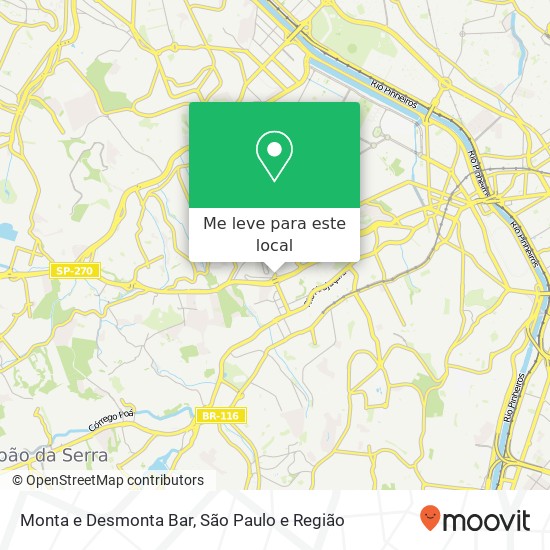 Monta e Desmonta Bar mapa