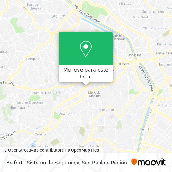 Belfort - Sistema de Segurança mapa