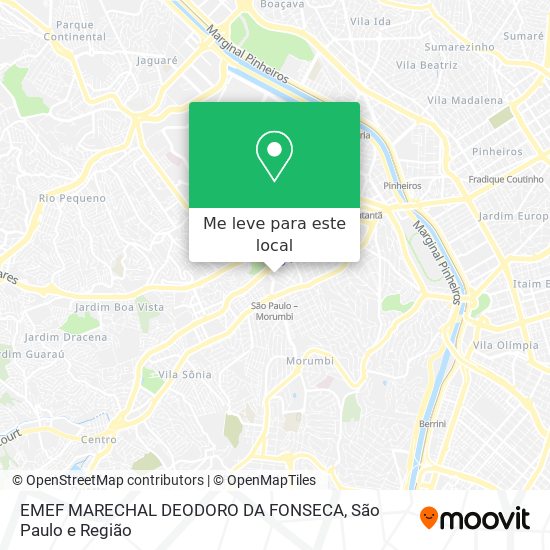 EMEF MARECHAL DEODORO DA FONSECA mapa