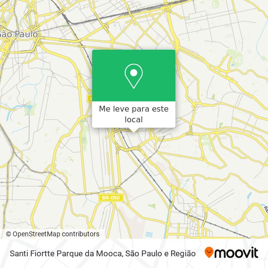 Santi Fiortte Parque da Mooca mapa
