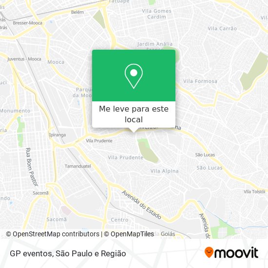 GP eventos mapa