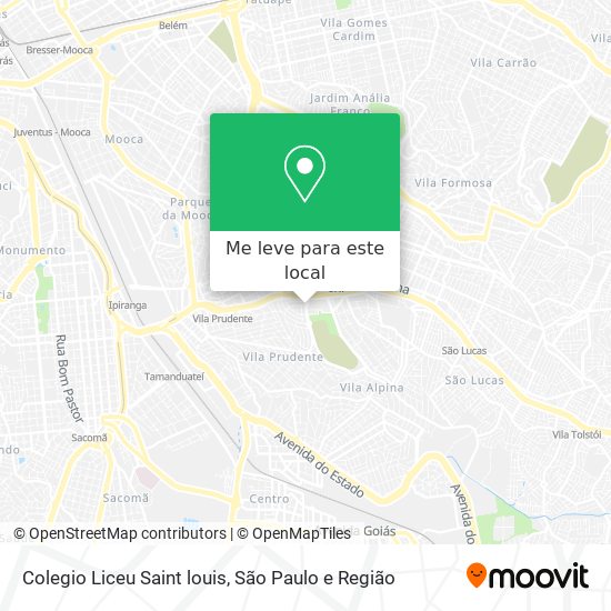 Colegio Liceu Saint louis mapa