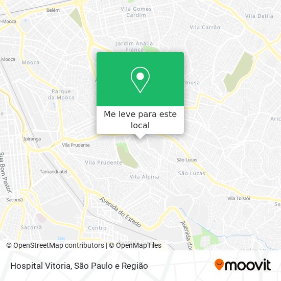 Hospital Vitoria mapa