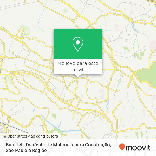 Baradel - Depósito de Materiais para Construção mapa