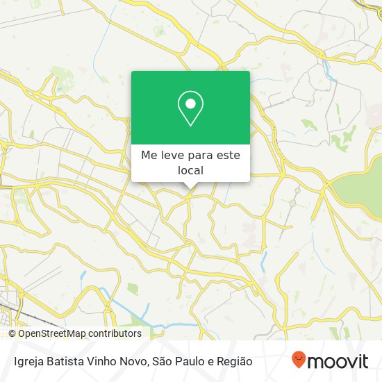 Igreja Batista Vinho Novo mapa